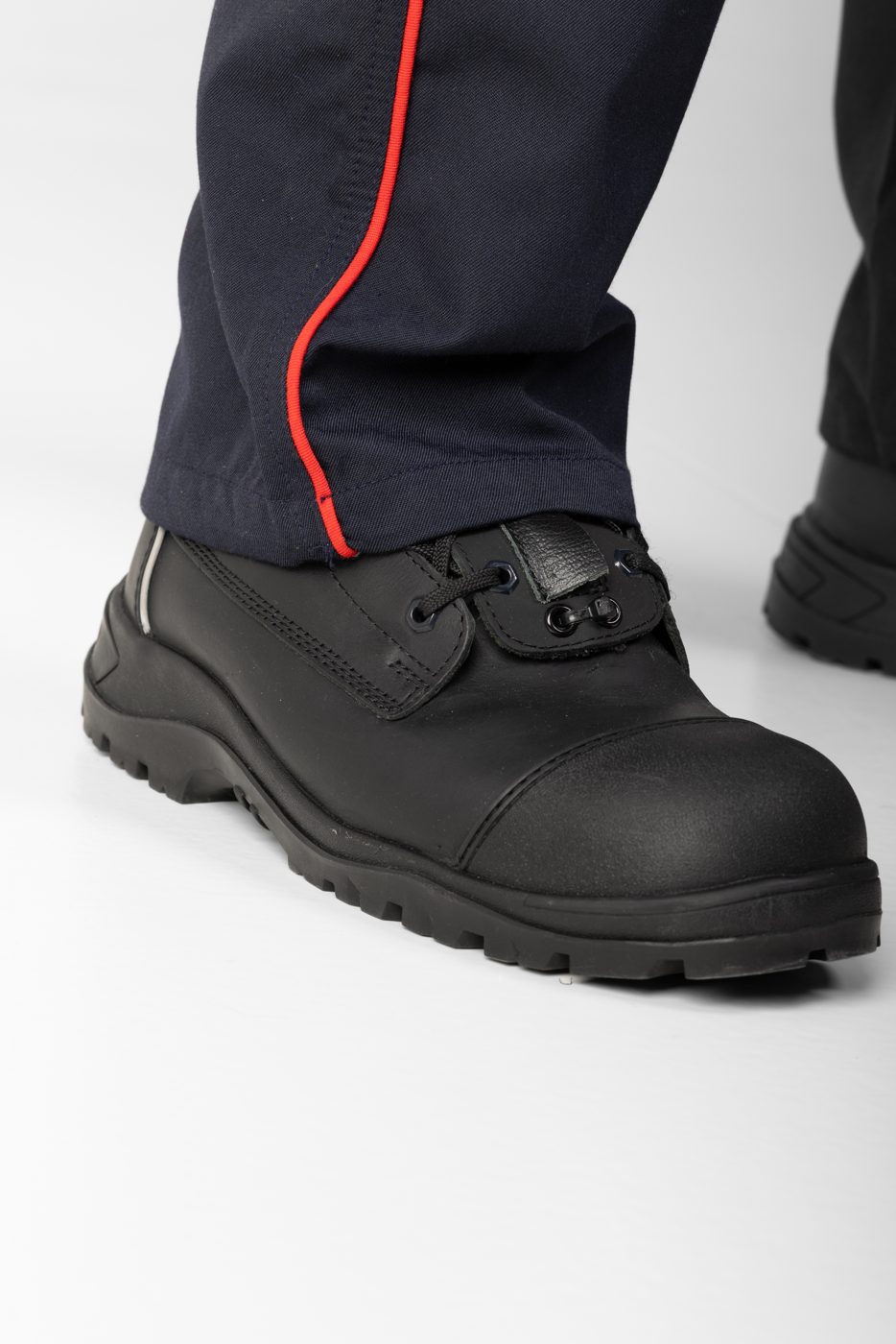 Rangers cuir noir sapeurs-pompiers